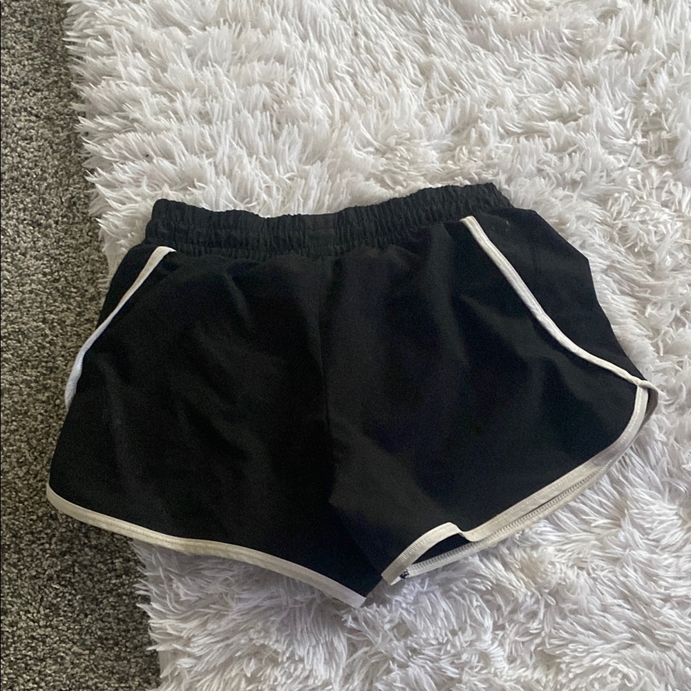 Black Kidss Shorts with White Trim